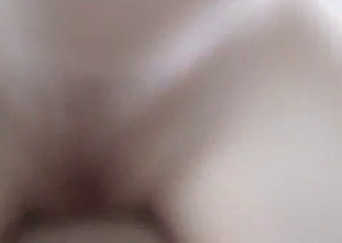 Black-haired sister gives a blowjob for a brother